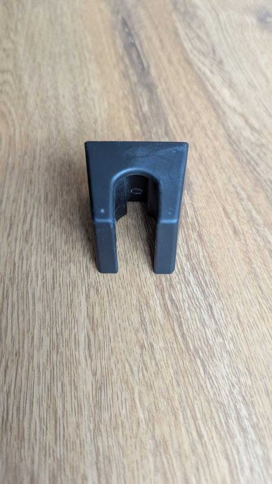 Suporte de chuveiro preto