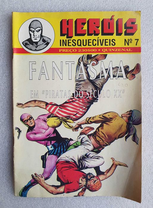 Antigo Livro BD ~ "HEROIS INESQUECIVEIS nº14 ~ Mandrake" ~ 1997