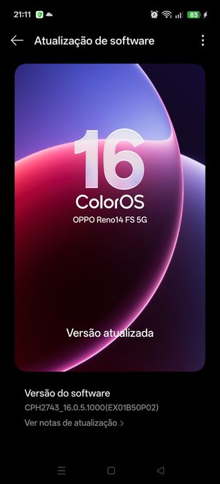 OPPO Reno 14 FS 5G descida preço