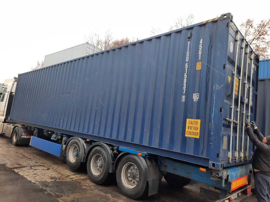 Kontener morski magazynowy 40 DV/HC 12 metrowy, używany
