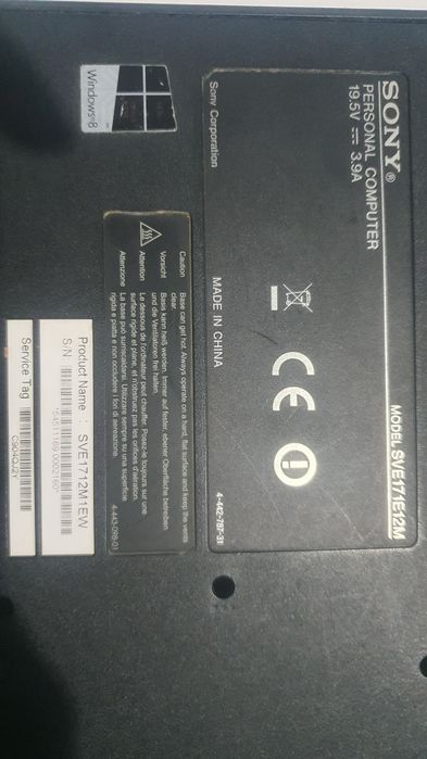 Broken Sony Vaio Computer446199445985710082