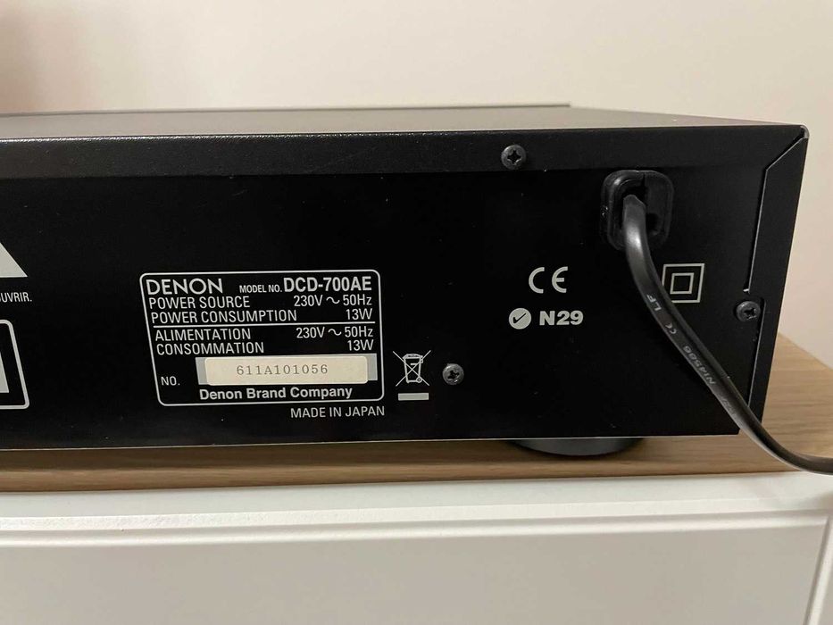 DENON DCD-700AE czarny odtwarzacz CD MP3 WMA Made in Japan