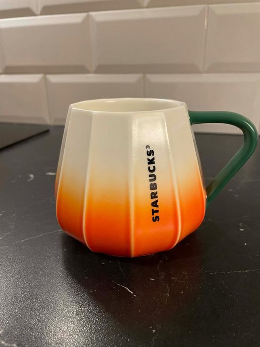 Kubek Starbucks - jesień, dynia, Halloween
