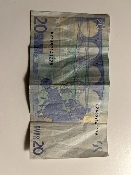 Nota 20 euros 2002 Holandesa