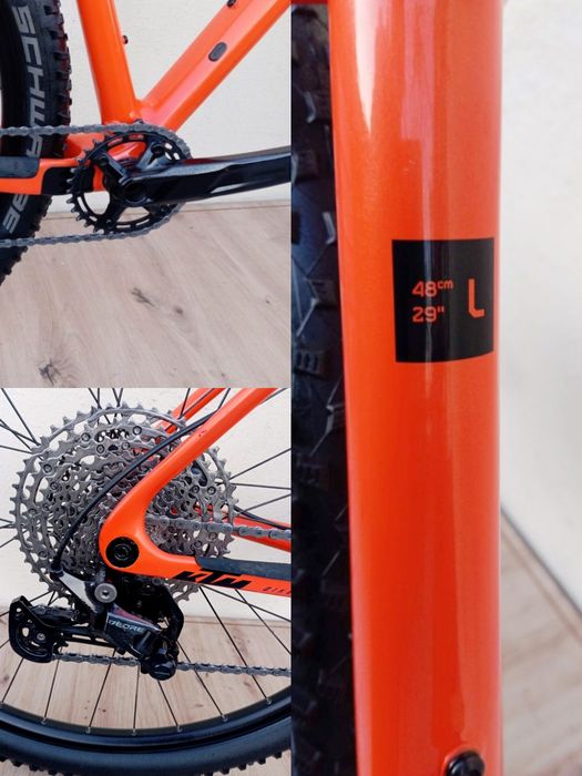 JF-Bikes Bicicletas CARBONO L 12v KTM Myroon/Coluer Poison