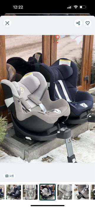 Автокрісло Cybex Sirona M2 i-Size з Базою M2