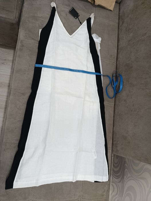 Льняне плаття ,сукня Massimo Duti