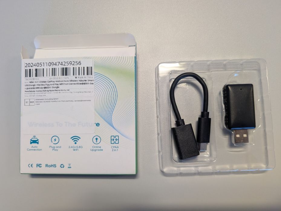 Adaptador Apple Carplay e android auto