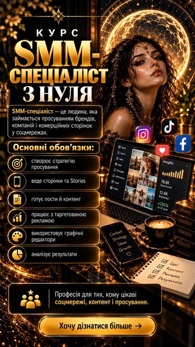 Smm спеціаліст - навчальні курси. Навчання SMM з нуля