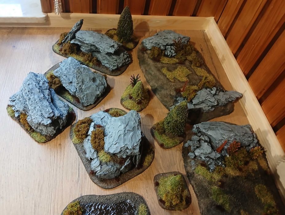 Zestaw terenów do gier bitewnych/warhammer
