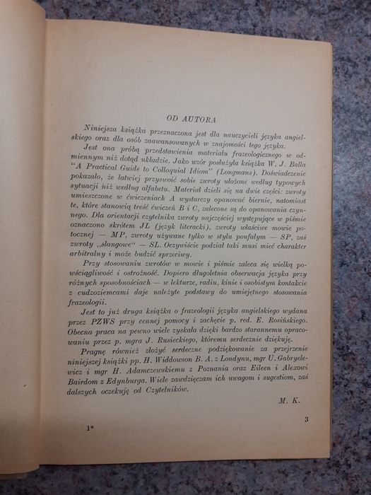 M. Kobylański - Situational English [PZWS I/1965] spis treści