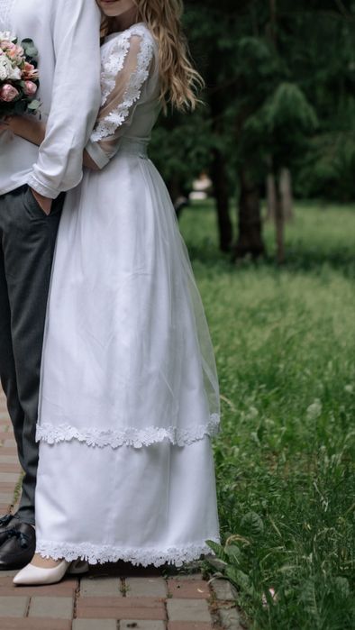 Весільна вишита сукня. Розмір S. 1650 грн.