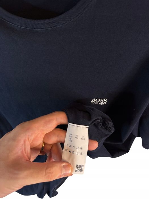 Koszulka Hugo Boss granatowa z logiem XXL