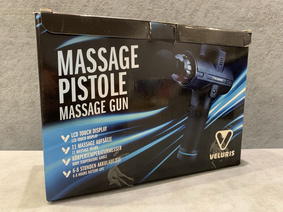 Перкусійний масажер Veluris — 11 насадок, 2600 mAh