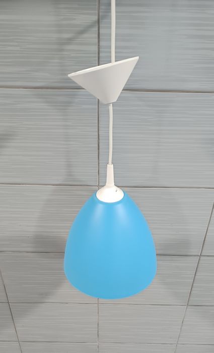 Lampa wisząca, 2szt. zielona + niebieska