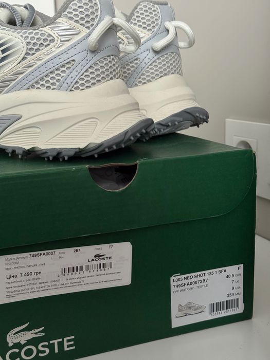 Кросівки Lacoste L003 NEO Shot 125 1 SFA 749SFA00072B7: 5 200 грн
