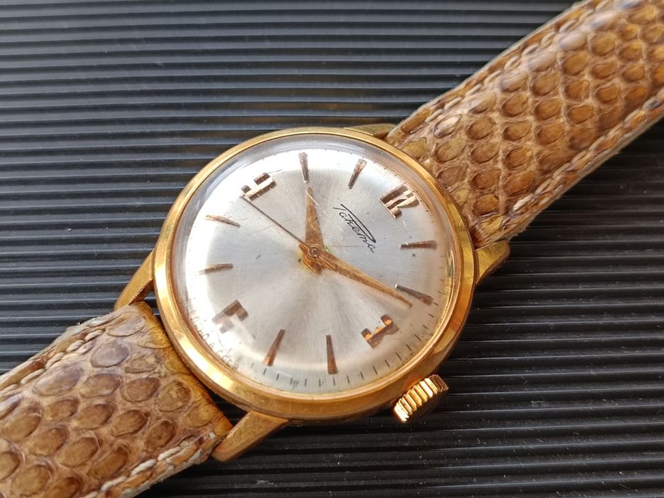 Годинник часы Ракета 2609 ПЧЗ Au20 СССР