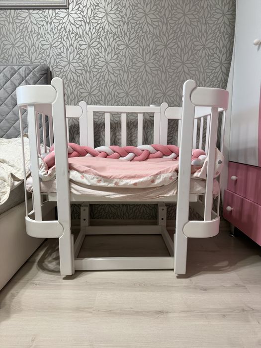 Дитяче ліжечко Ingvart Nika 5в1 з маятником