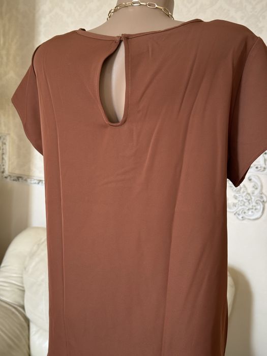 Блуза кофта атласна футболка худи поло