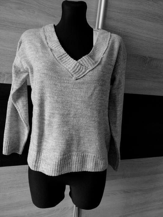 Sweter damski siwy 34, Sinsay