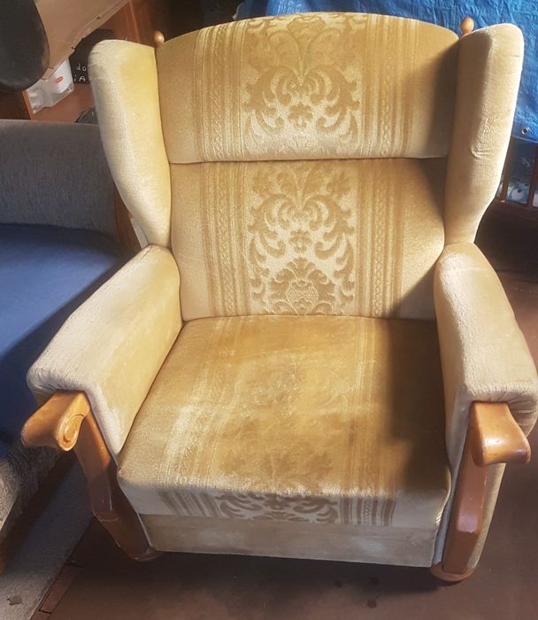 Fotel Uszak PRL stan bardzo dobry klasyk