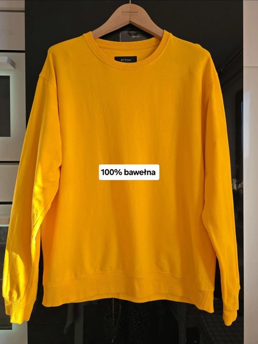 Bluza bawełniana BYTOM r.L unisex żółta damska męska