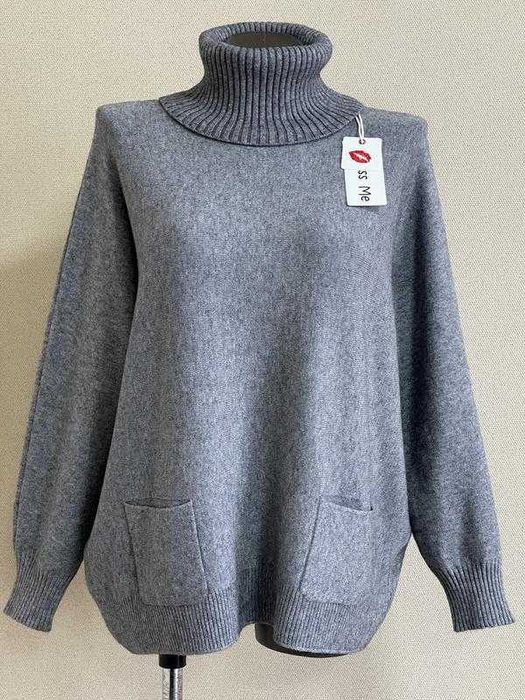 Стильний,елегантний,модний та комфортний вільний м'який светр,р 52-56