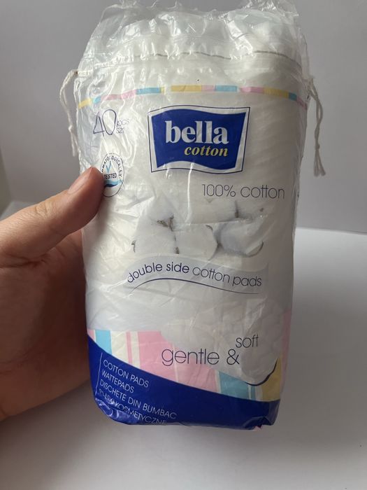 Wicki do demakijażu dwustronne bella cotton