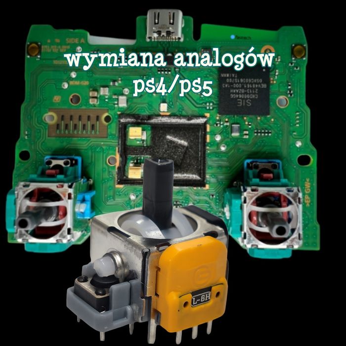 Wymiana analogów PS4 / PS5