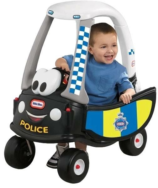 Дитяча машинка-каталка самохідна Little Tikes Police Car. Толокар.