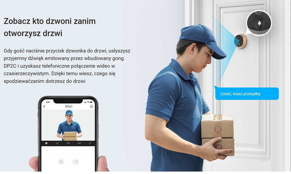 Ezviz DP2 Wizjer WiFi