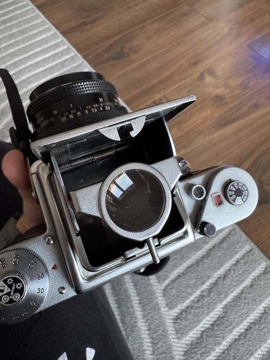 Pentacon Six TL + Biometar 80 | modyfikacja transportu filmu