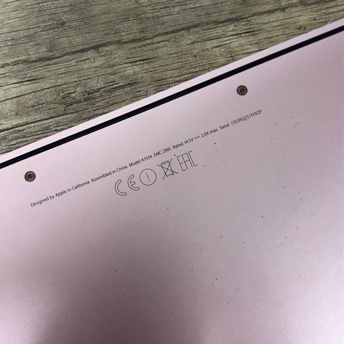 MacBook Core M 12 inches, early 2016