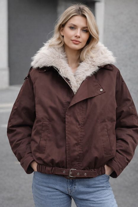 бавовняна куртка з мєхом