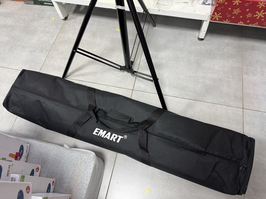 Підставка для фону EMART EM-BS3060 3x6 м для фотостудії Чорна поворотна (A716)