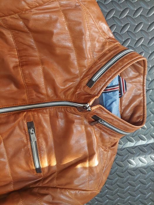 Kurtka skórzana Milestone klasa premium nowa M