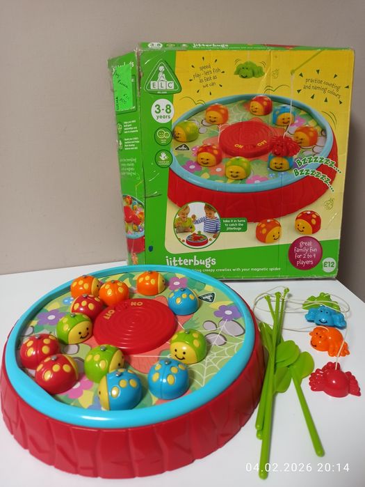 Весела гра ELC жучки , для діток 3-5 р Jitter bugs