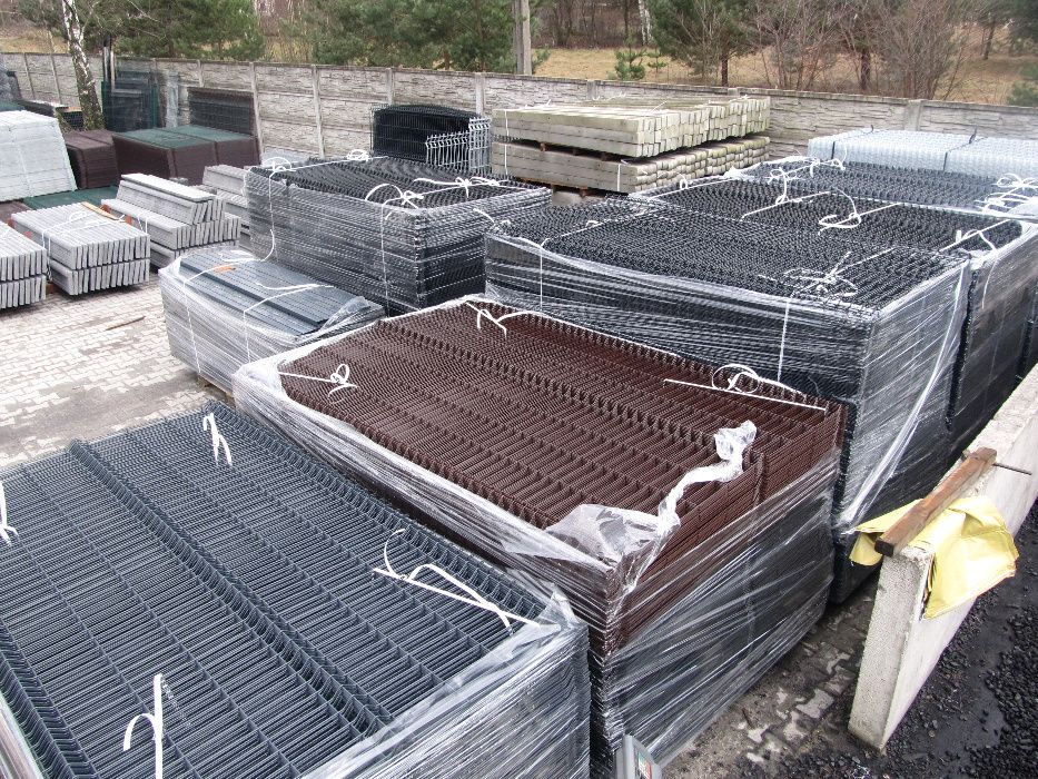 Panel Ogrodzeniowy 153cm/2,5m fi4 cena z szt. brutto "WALDI RADOSZYCE"