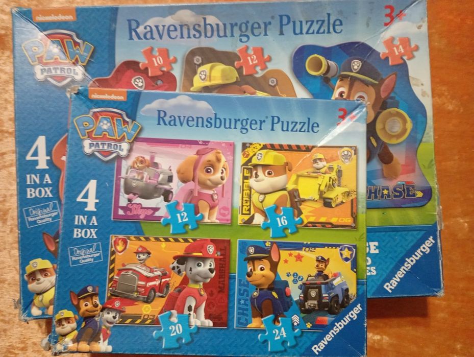 Пазлы щенячий патруль супер 4ка