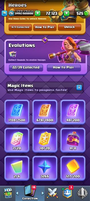 Продам акаунт Clash royale