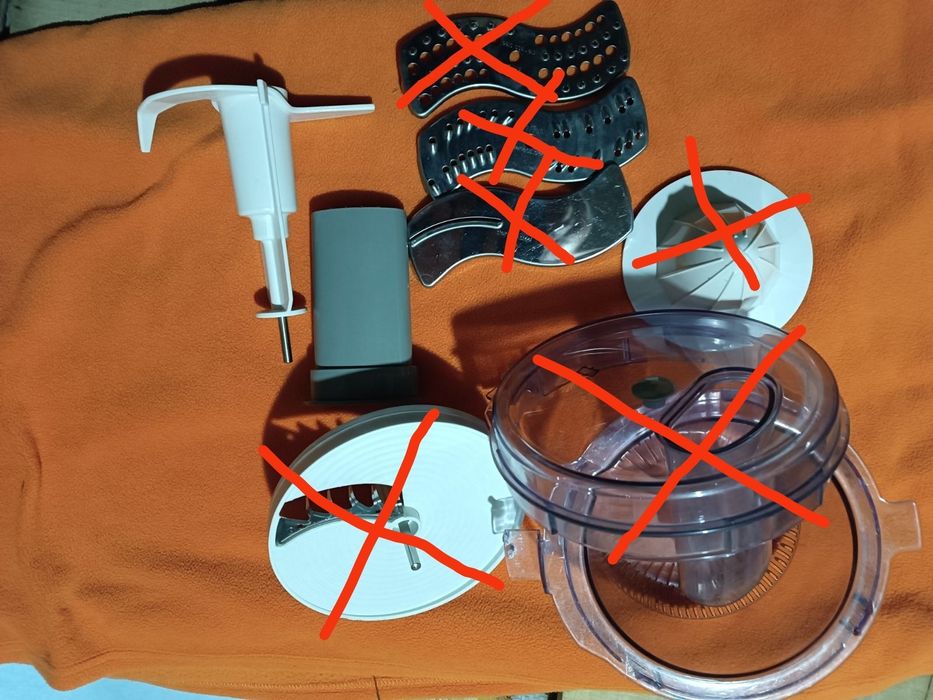 Кухонний комбайн Braun K700 по запчастинах