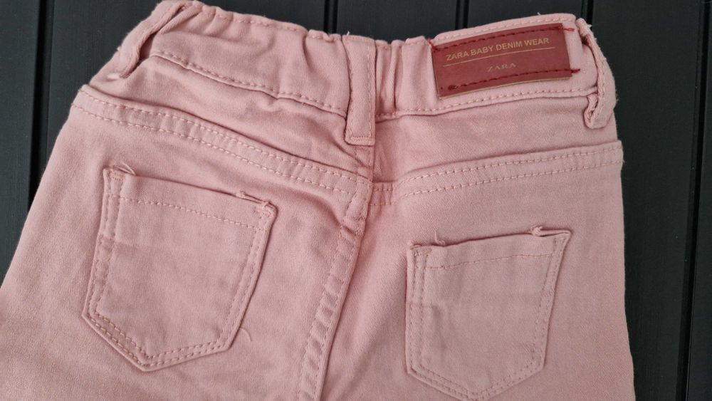 Calças de ganga rosa de Menina Tamanho 3/6 Meses - ZARA