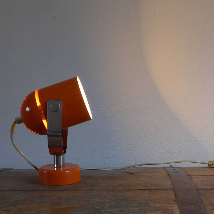 Lampa Stołowa Space Age Mid Century lata 70 Prl