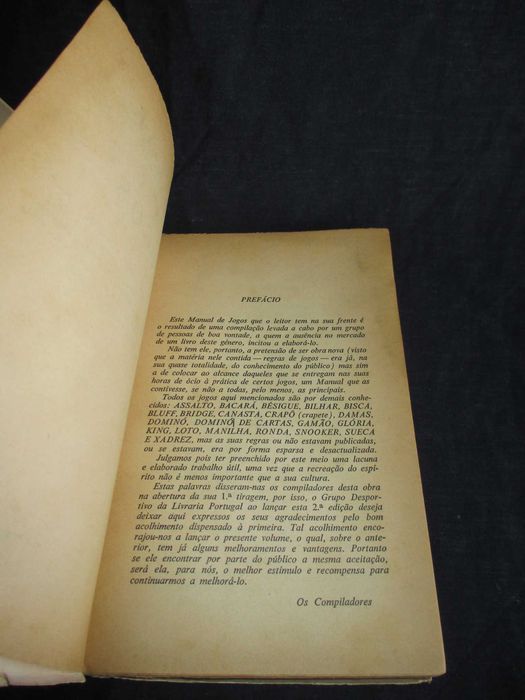 Livro Manual de Jogos 1967