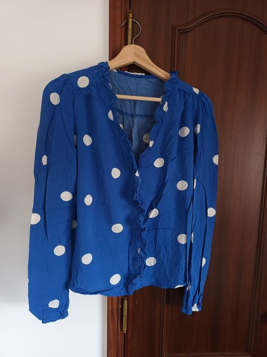 Camisa bolinhas Mango