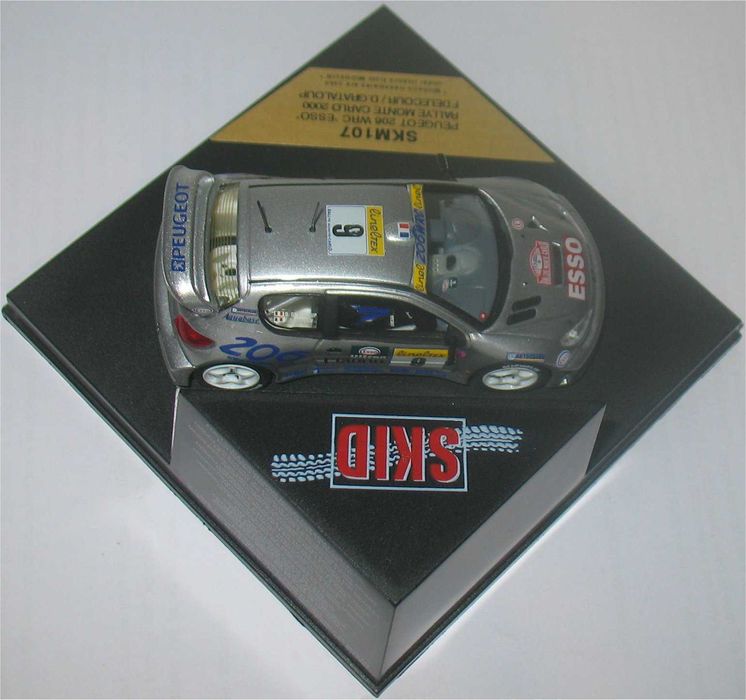 Skid - Peugeot 206 WRC - Rally de Monte Carlo 2000 - François Delecour
