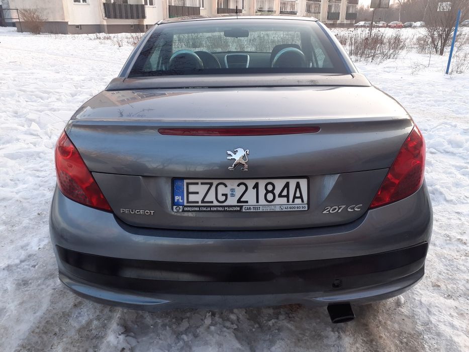 Peugeot 207 CC 1,6 Benzyna cena do negocjacji zamienię