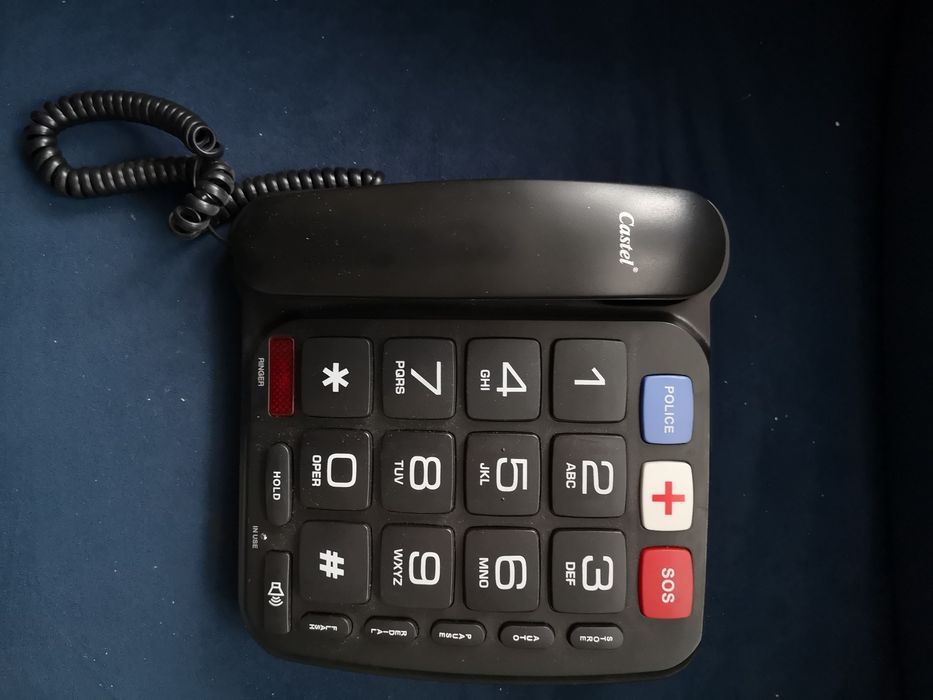 Telefon stacjonarny dla seniora