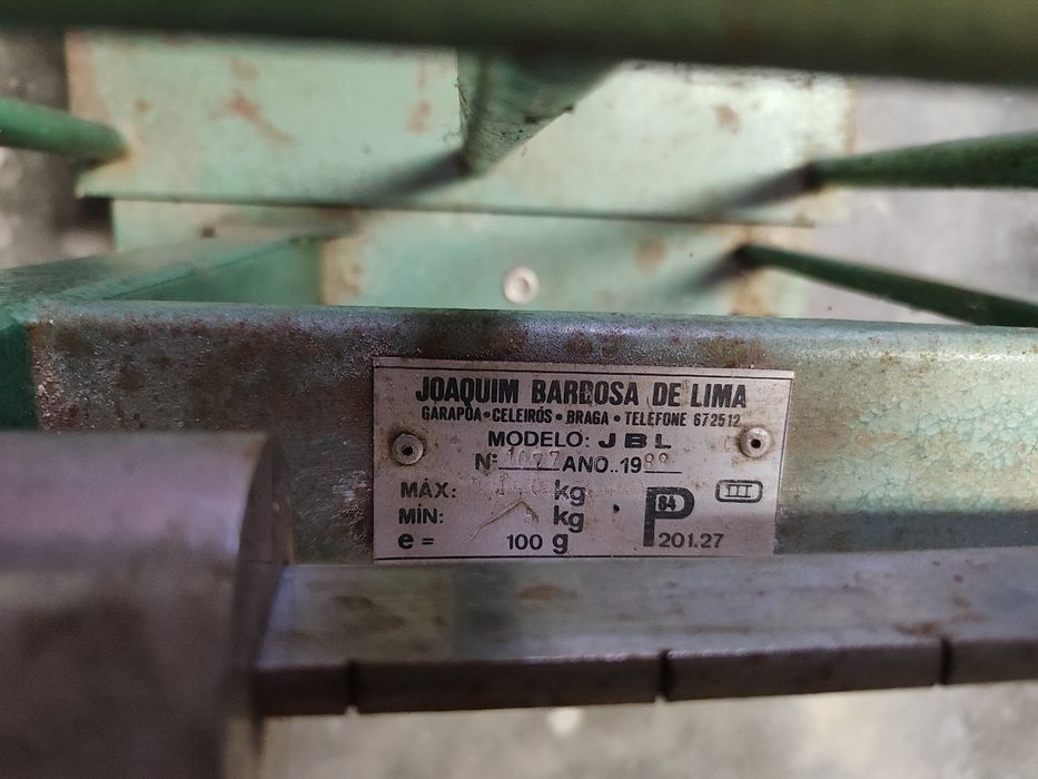 Balança agrícola decimal - Joaquim Barbosa de Lima