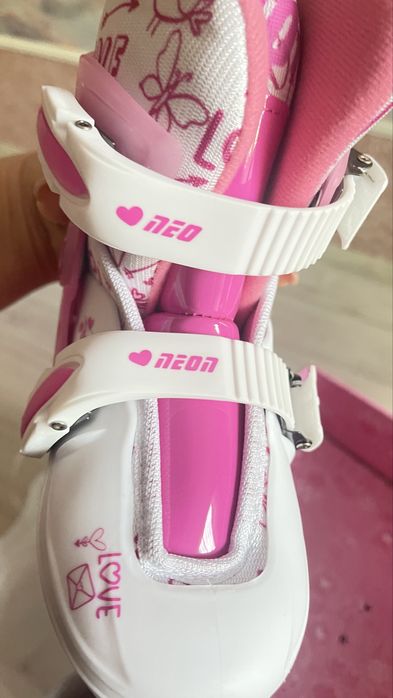 Дитячі ролики нові neon inlane skate франція